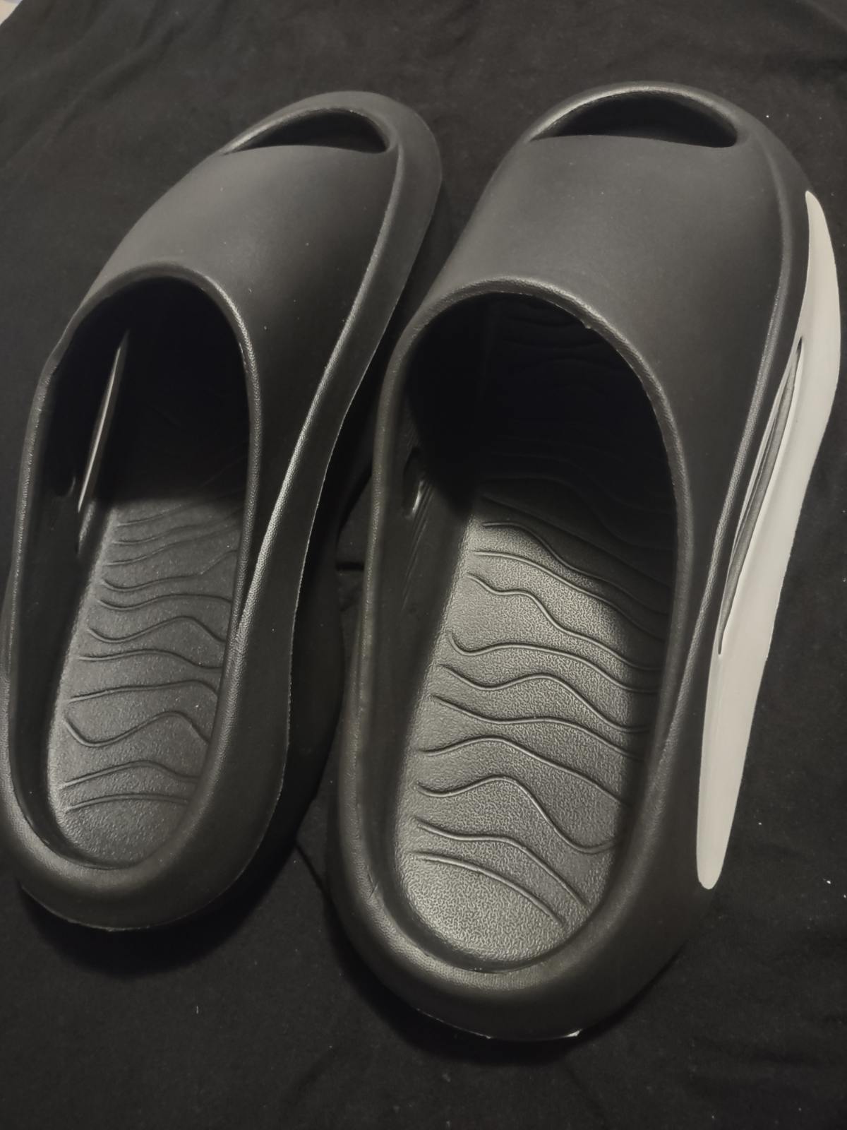 Sleek Black Slides(Men)