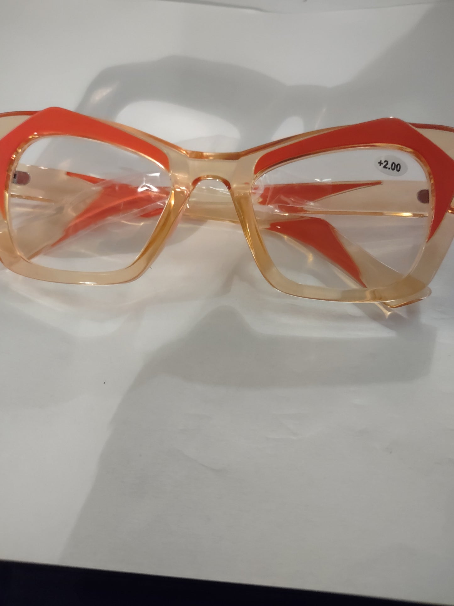 Lovely Orange and Yellow Reading Glasses