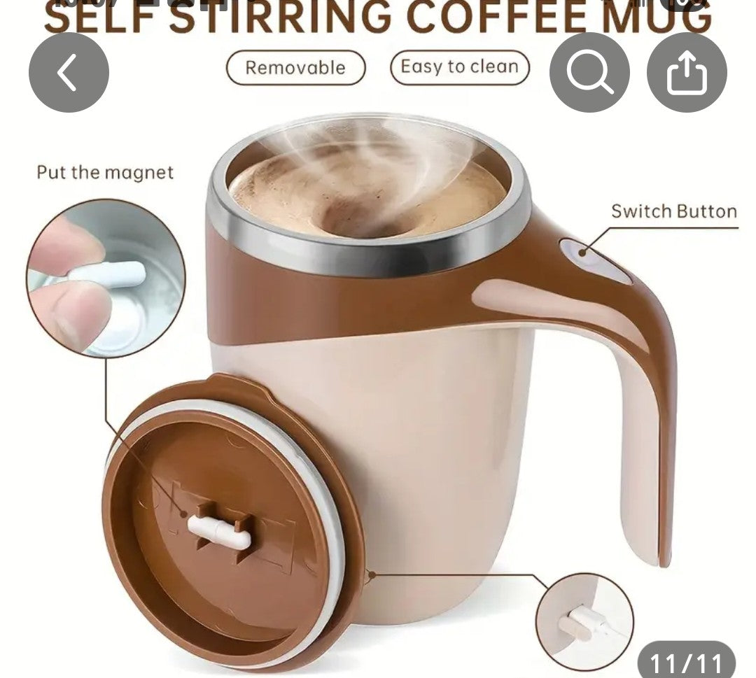 Self Stirring Coffee Cup