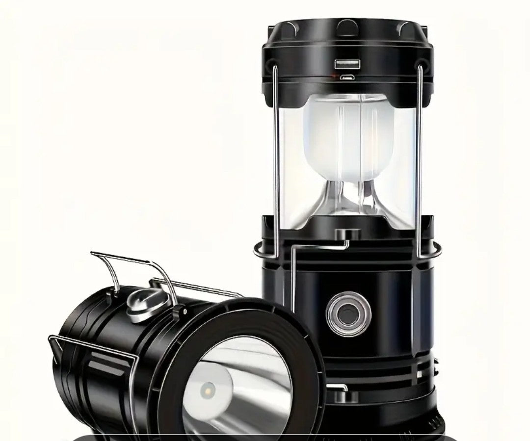 Rechargeable Foldable Led Camping Lantern With Phone Charger