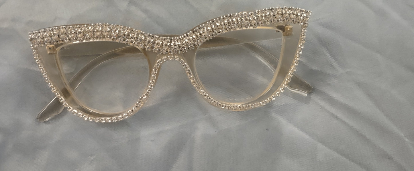 Gold Elegant Cat Eye Reading Glasses