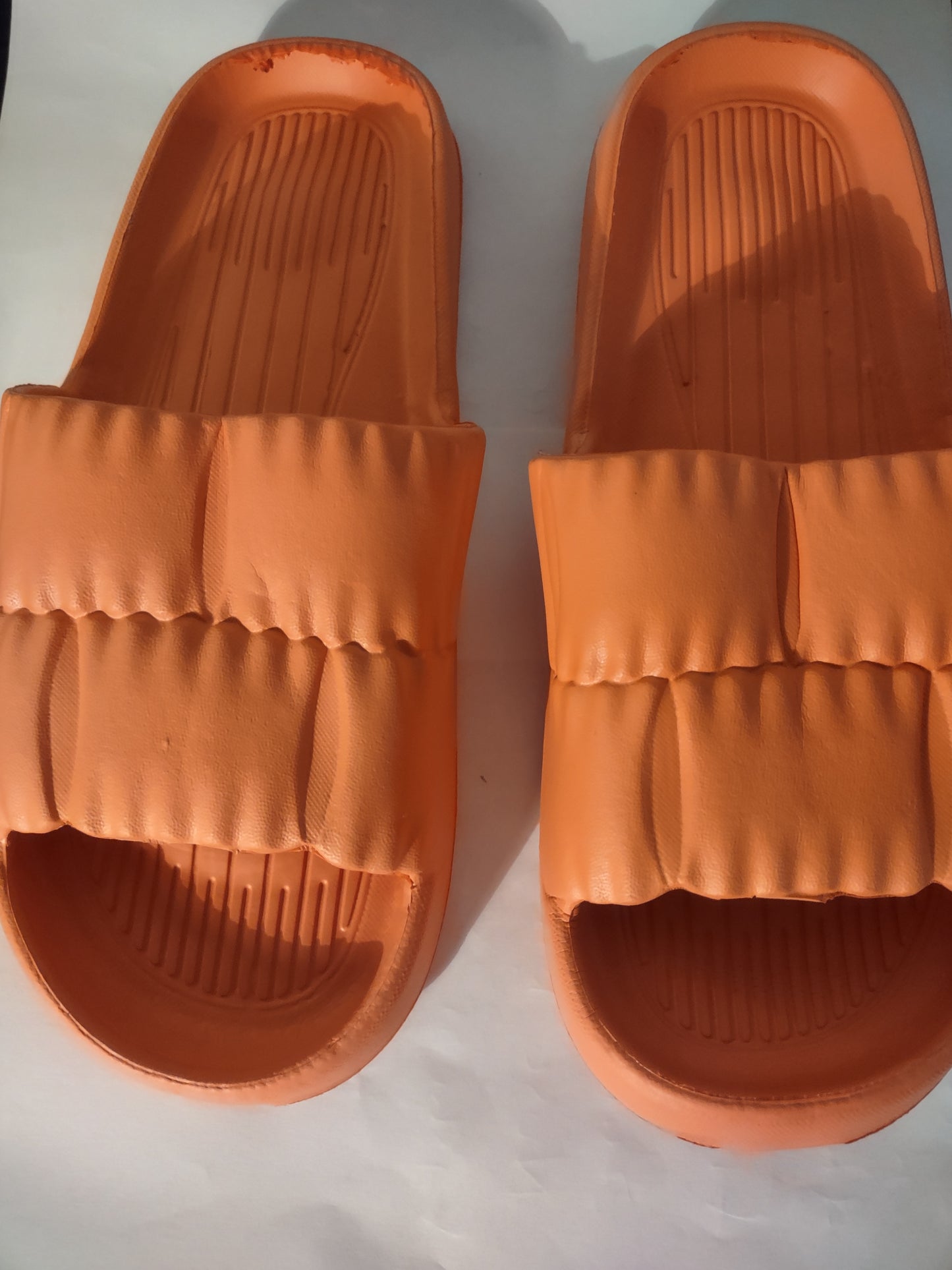 Comfy Orange Slipper Sandals