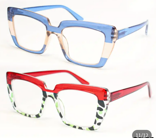 Cat Eye Multi Color Reading Glasses