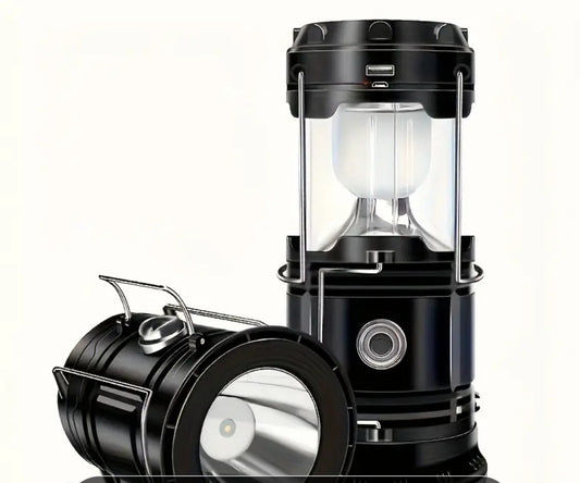 Rechargeable Foldable Led Camping Lantern With Phone Charger